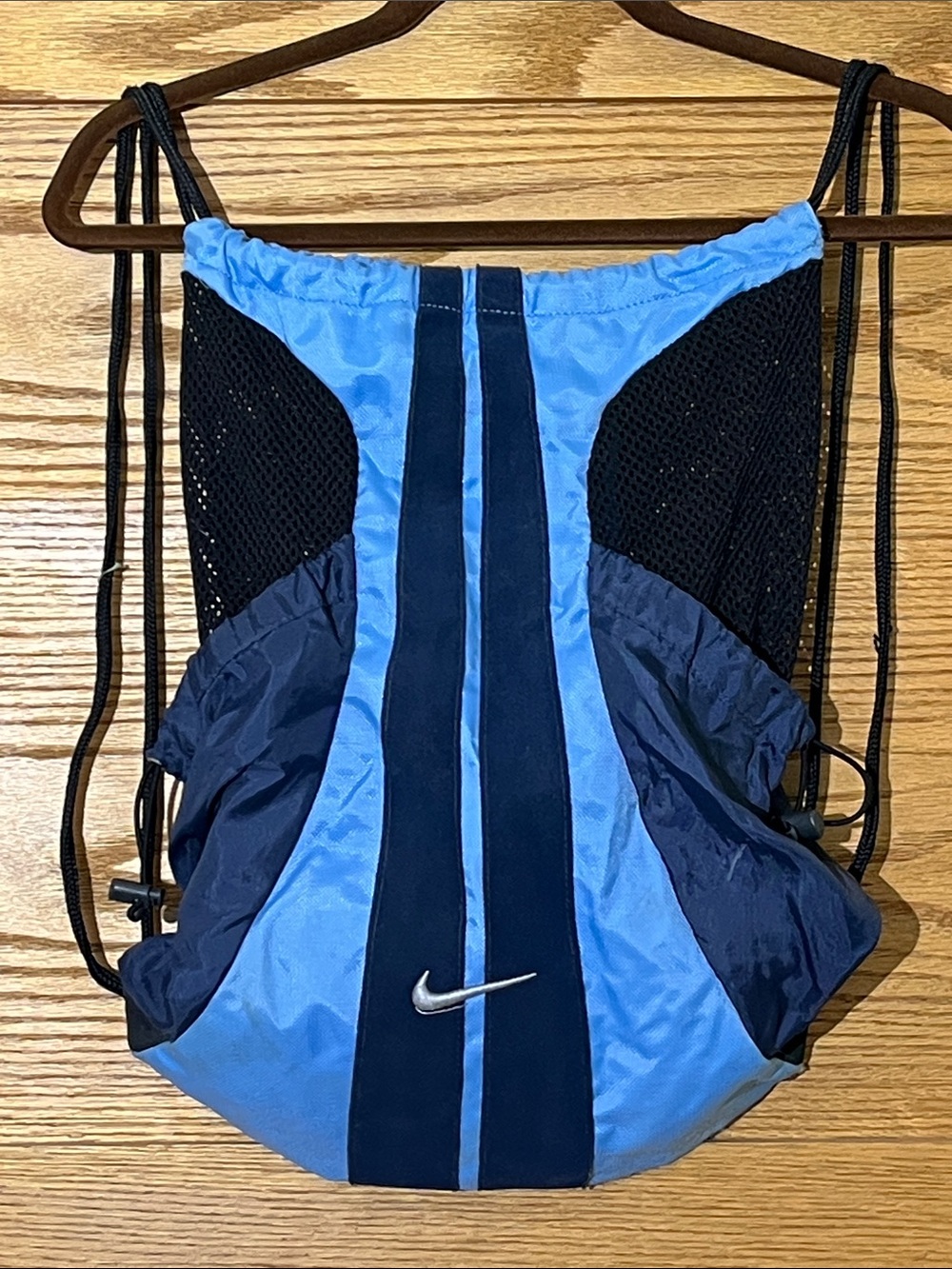 Nike Blue and Black Bag